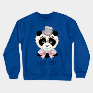 Panda Love You Crewneck Sweatshirt